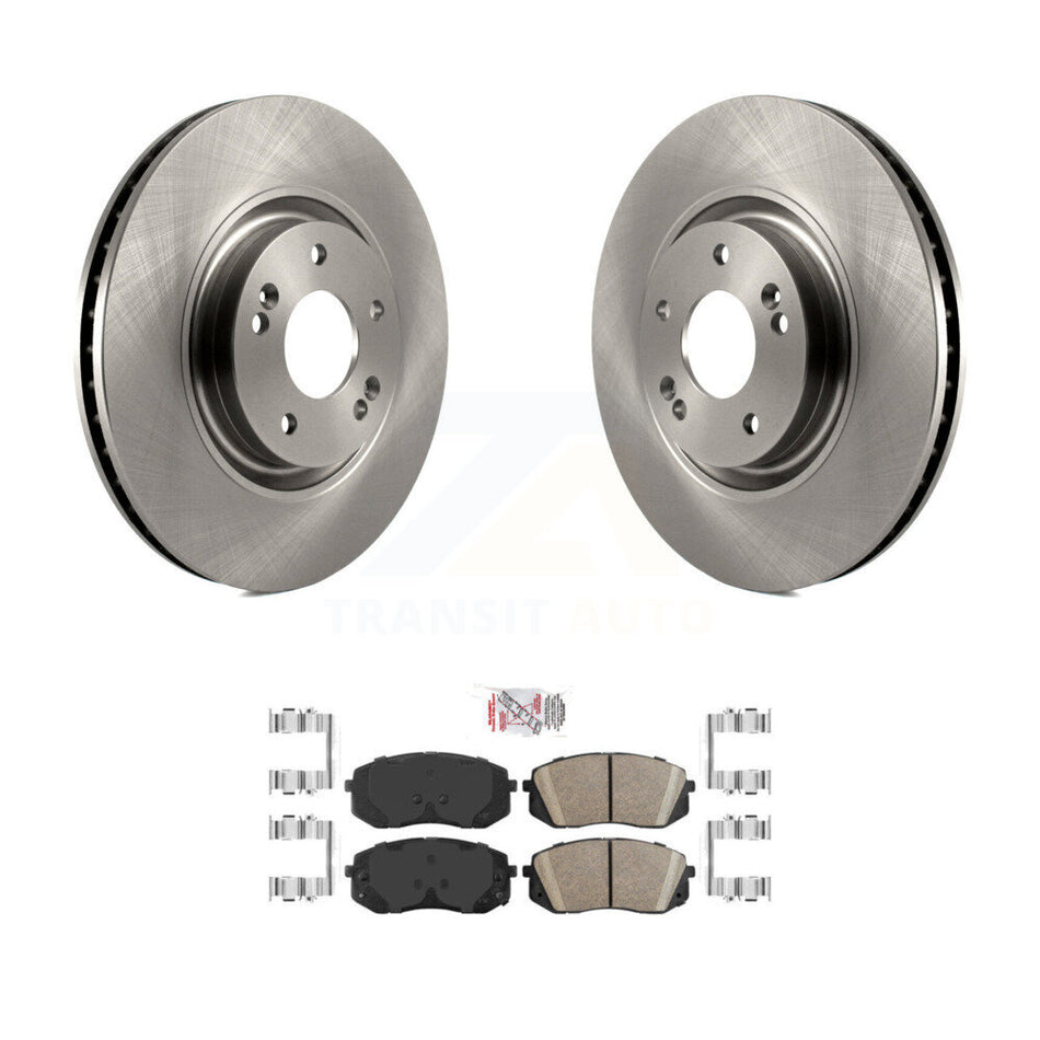 Front Disc Brake Rotor And Ceramic Pad Kit For Kia Optima With 320mm Diameter K8A-109309