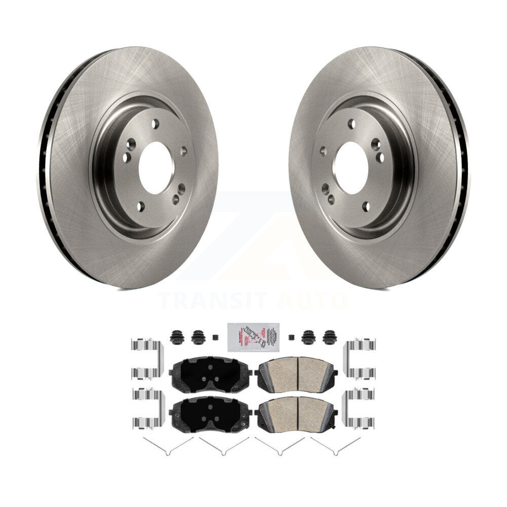 Front Disc Brake Rotor And Ceramic Pad Kit For Kia Optima With 320mm Diameter K8A-109310