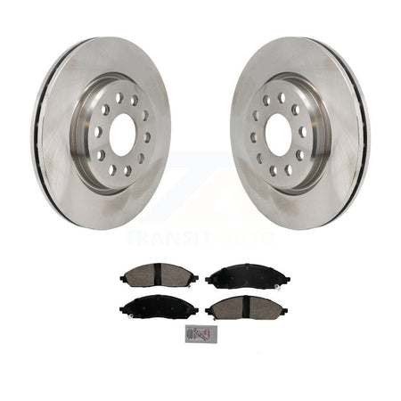 Front Disc Brake Rotors And Ceramic Pads Kit For 2022-2023 Jeep Grand Cherokee L K8A-109312