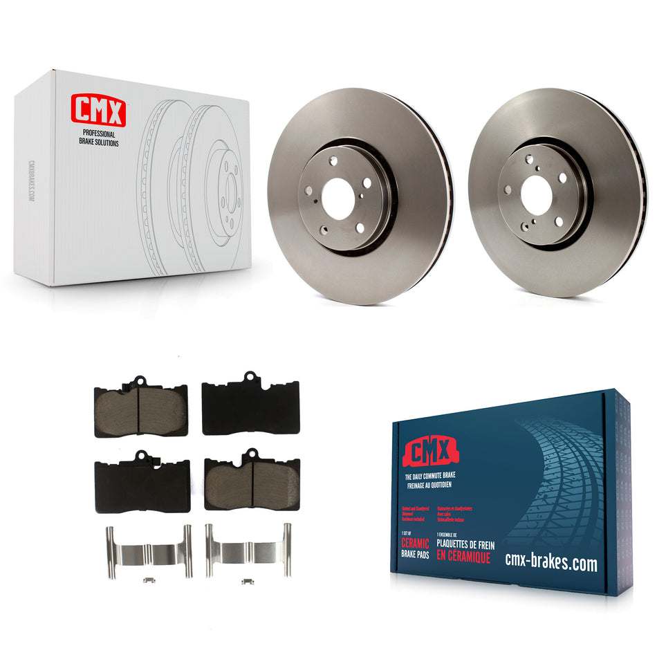 Front Disc Brake Rotors And Ceramic Pads Kit For Lexus IS350 IS200t GS350 IS300 GS430 GS450h GS460 K8C-100018