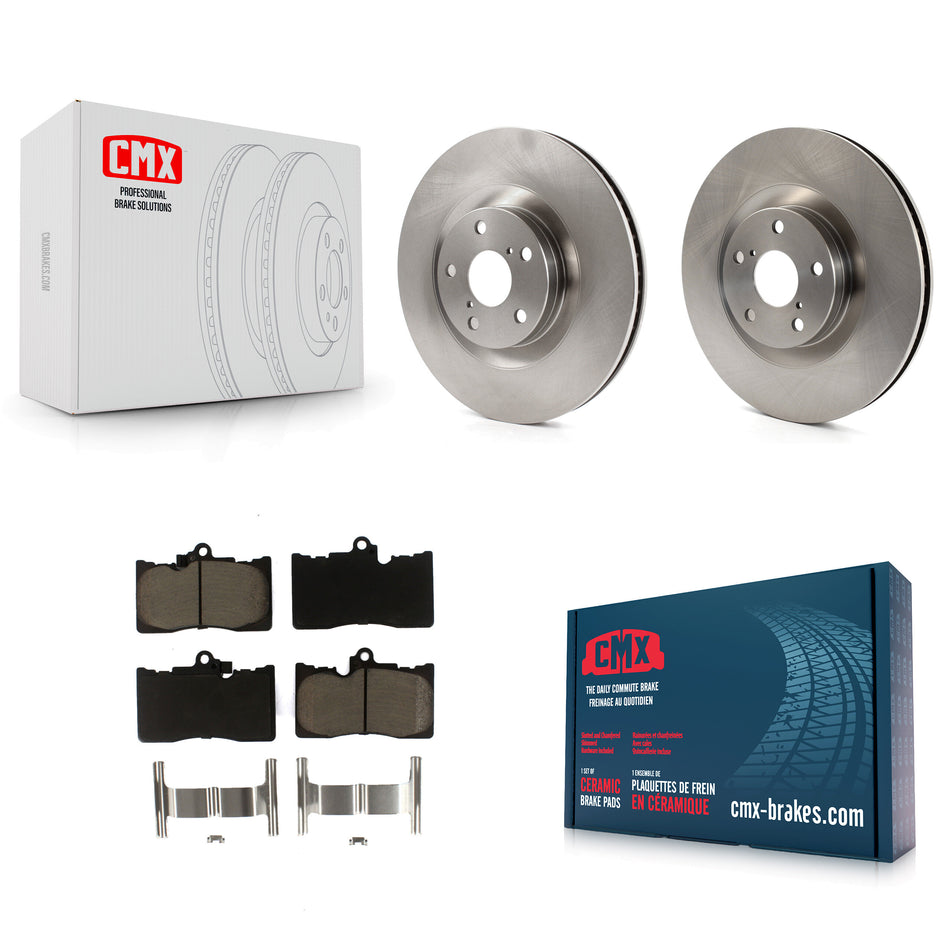 Front Disc Brake Rotors And Ceramic Pads Kit For Lexus GS350 IS300 IS350 RC350 IS200t RC300 RC200t GS300 GS450h GS200t GS460 K8C-100019