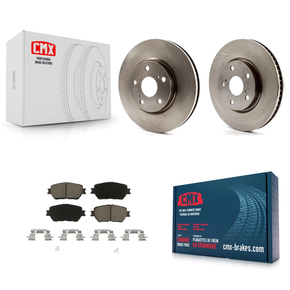 Front Disc Brake Rotors And Ceramic Pads Kit For Lexus IS250 GS300 K8C-100029