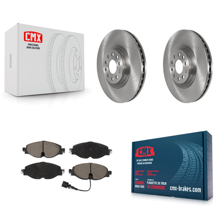 Front Disc Brake Rotors And Ceramic Pads Kit For Volkswagen Golf Audi A3 K8C-100047