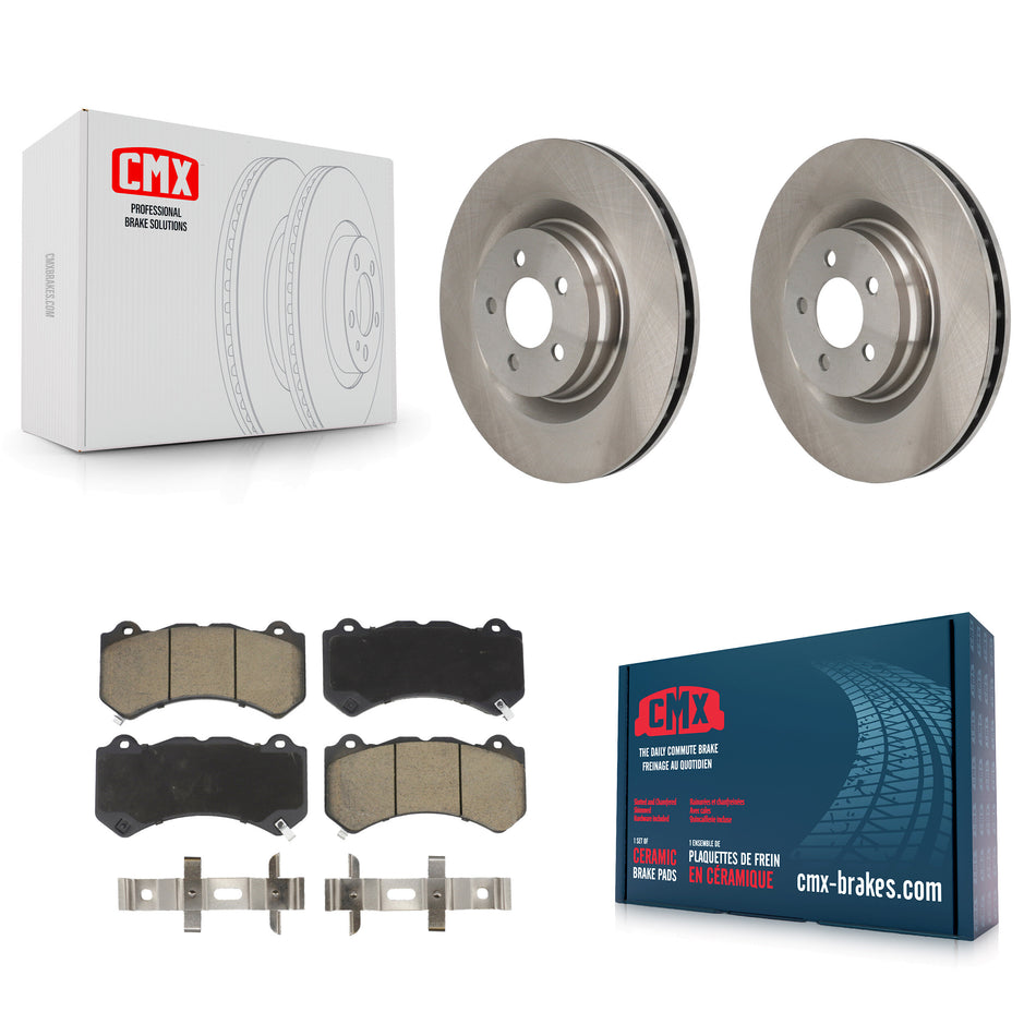 Front Disc Brake Rotors And Ceramic Pads Kit For Dodge Challenger Charger K8C-100067