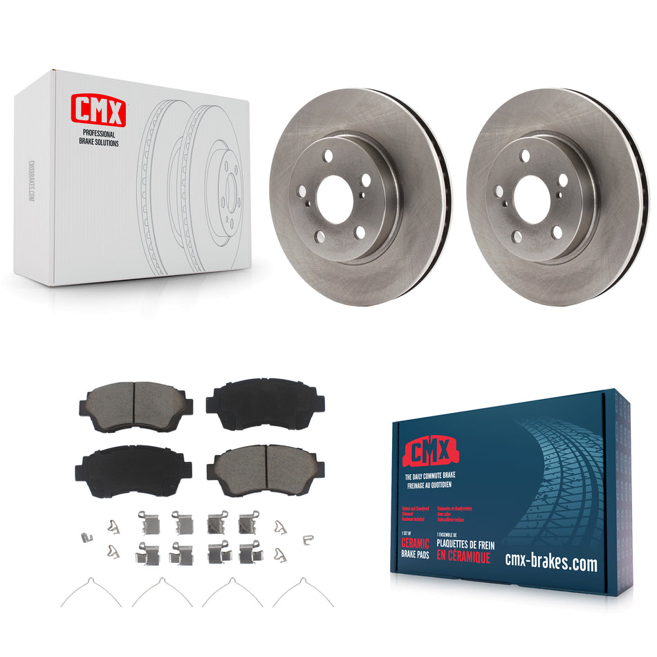 Front Disc Brake Rotors And Ceramic Pads Kit For 1998 Toyota Celica K8C-100122