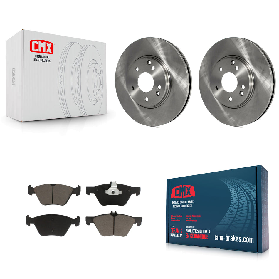 Front Disc Brake Rotors And Ceramic Pads Kit For Mercedes-Benz E320 Chrysler Crossfire CLK320 CLK430 E430 SLK320 E300 K8C-100152