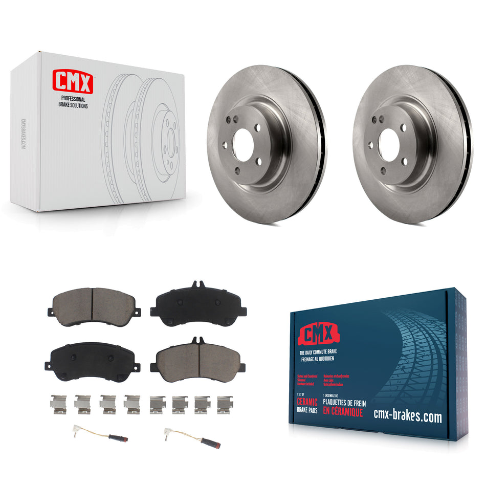 Front Disc Brake Rotors And Ceramic Pads Kit For Mercedes-Benz GLK350 GLK250 K8C-100155