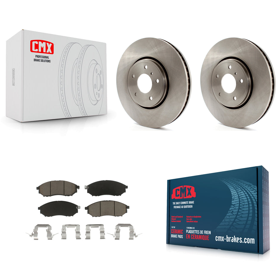 Front Disc Brake Rotors And Ceramic Pads Kit For INFINITI FX35 FX37 QX70 FX45 K8C-100164