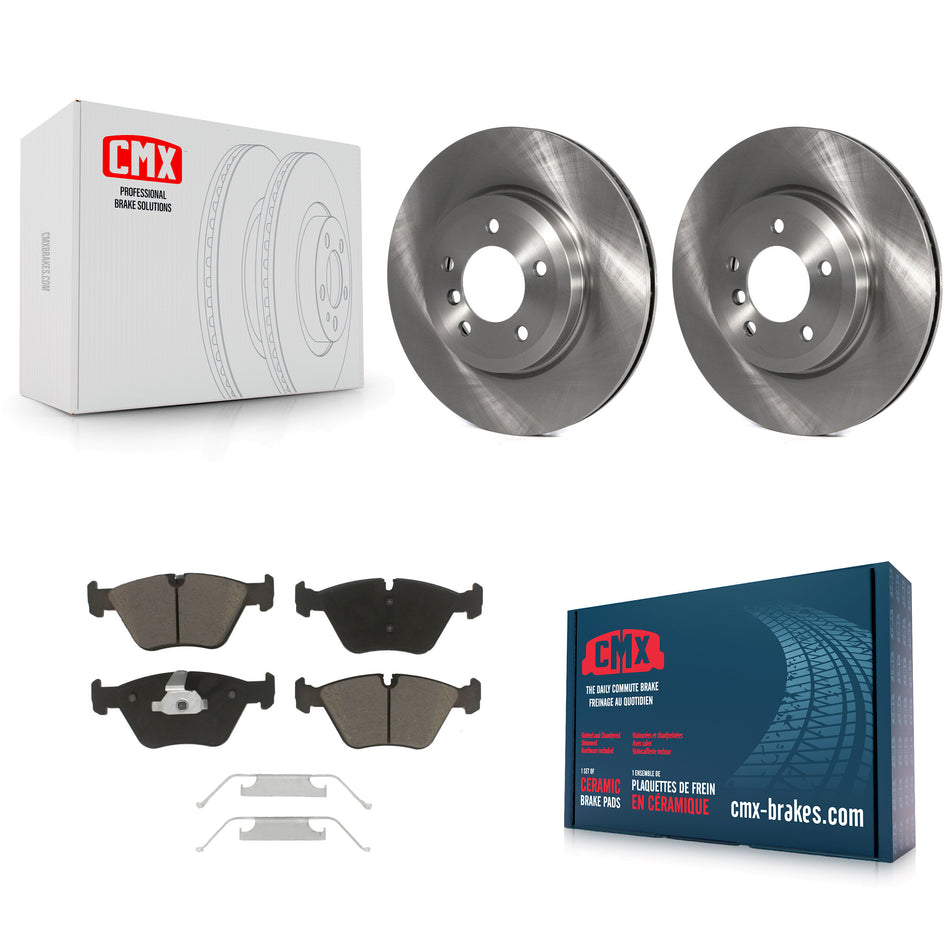 Front Disc Brake Rotors And Ceramic Pads Kit For BMW 330Ci 330i Z4 330xi K8C-100181