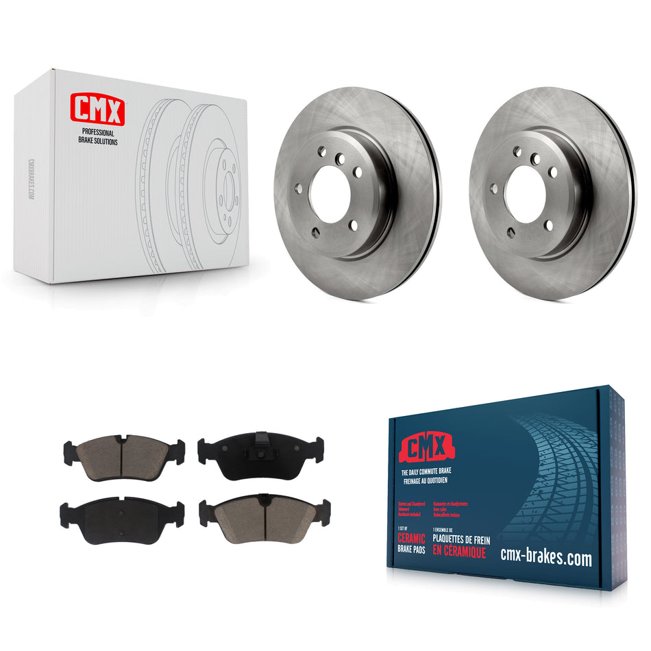 Front Disc Brake Rotors And Ceramic Pads Kit For BMW 325i 325Ci Z4 325xi Z3 323i 328i 323Ci 328Ci 320i K8C-100182