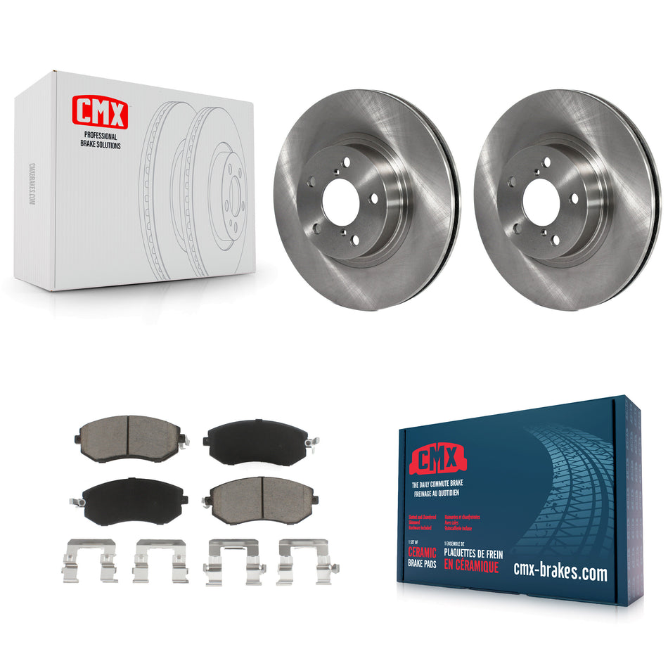 Front Disc Brake Rotors And Ceramic Pads Kit For Subaru Impreza Scion FR-S BRZ K8C-100188