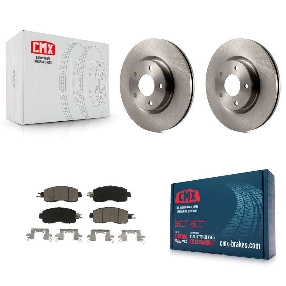Front Disc Brake Rotors And Ceramic Pads Kit For Nissan Altima K8C-100201