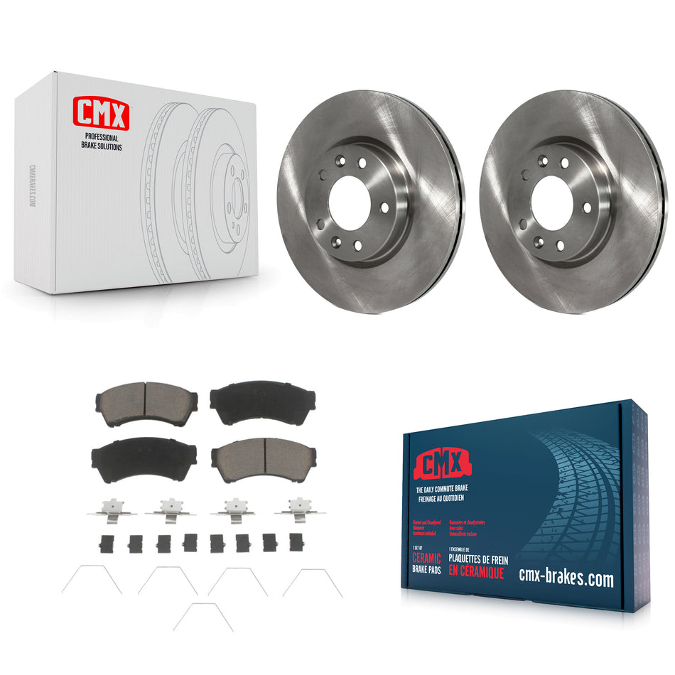 Front Disc Brake Rotors And Ceramic Pads Kit For Ford Fusion Mazda 6 Lincoln MKZ Mercury Milan Zephyr K8C-100216