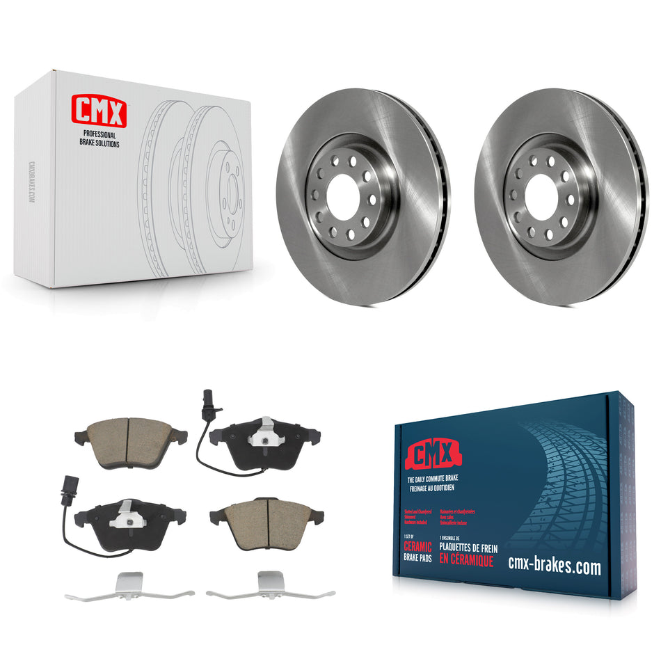 Front Disc Brake Rotors And Ceramic Pads Kit For Audi A4 Quattro K8C-100228