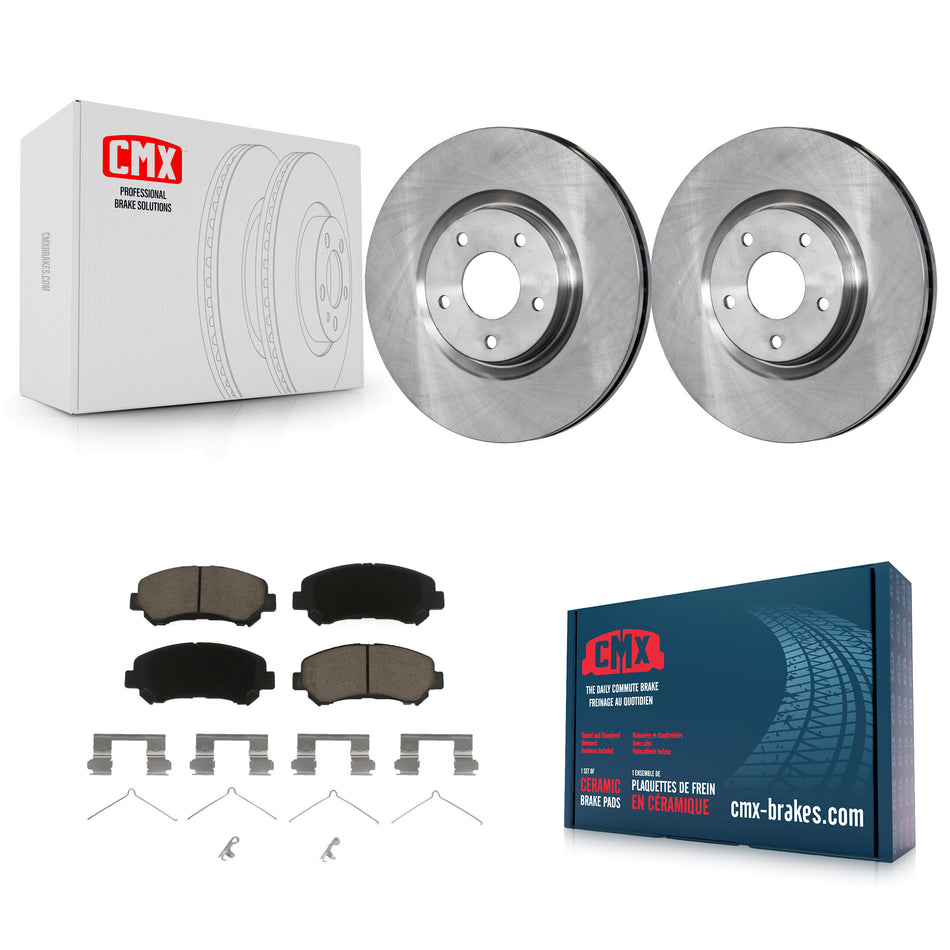 Front Disc Brake Rotors And Ceramic Pads Kit For Nissan Sentra Juke K8C-100230