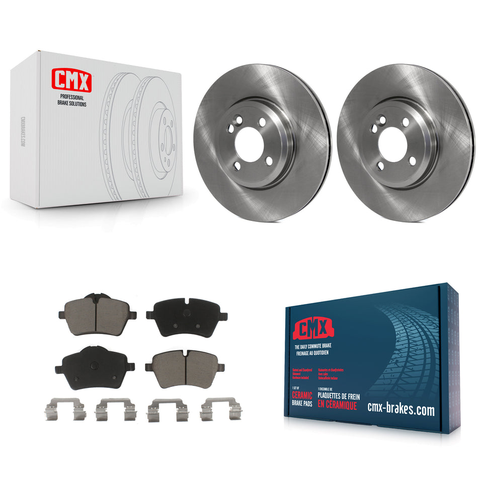 Front Disc Brake Rotors And Ceramic Pads Kit For Mini Cooper Countryman K8C-100330