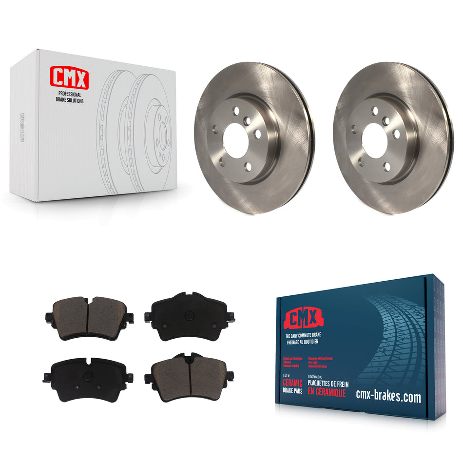Front Disc Brake Rotors And Ceramic Pads Kit For Mini Cooper Clubman K8C-100332