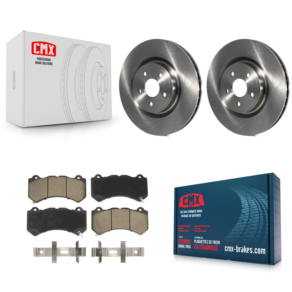 Front Disc Brake Rotors And Ceramic Pads Kit For Jeep Grand Cherokee Dodge Durango K8C-100402