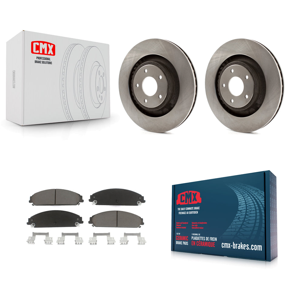 Front Disc Brake Rotors And Ceramic Pads Kit For Dodge Chrysler 200 Avenger Caliber K8C-100469