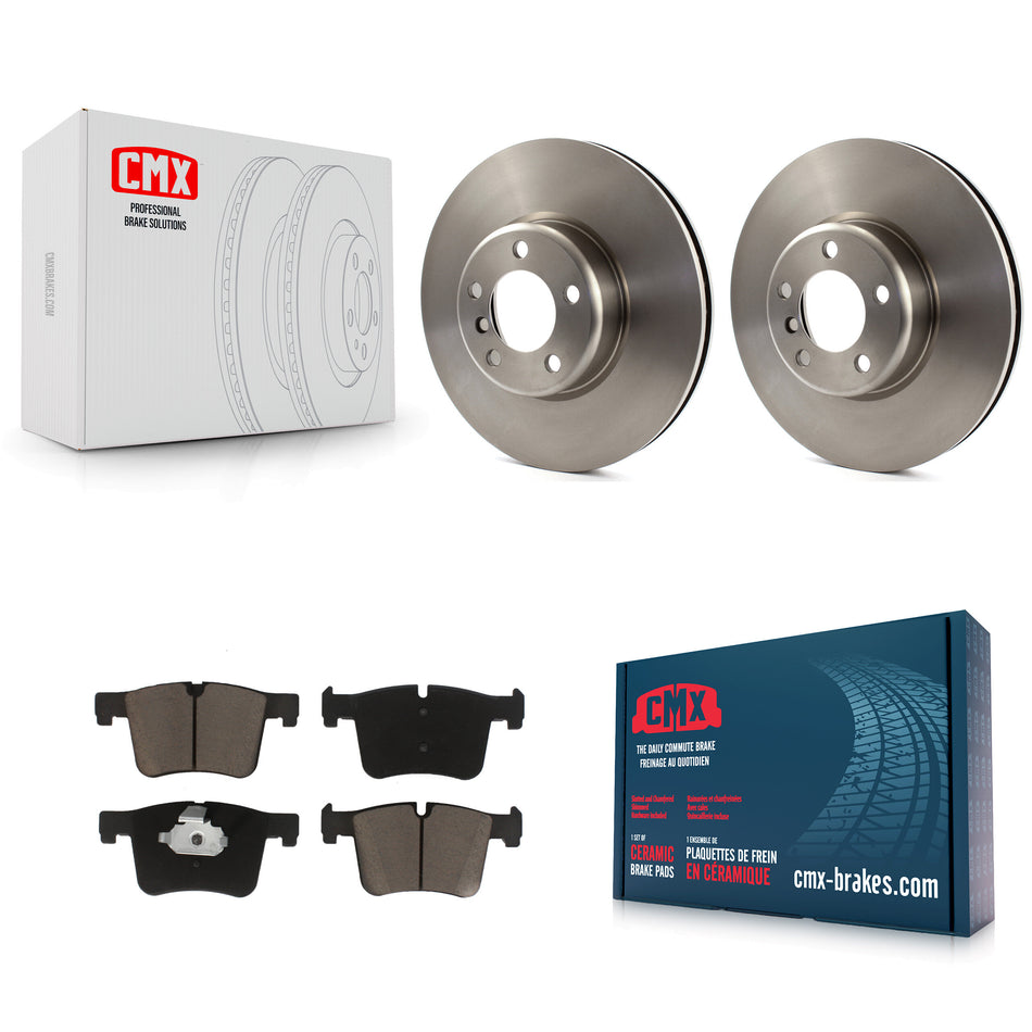Front Disc Brake Rotors And Ceramic Pads Kit For BMW 335i xDrive 435i 328i GT 328d 330i Gran Coupe K8C-100517