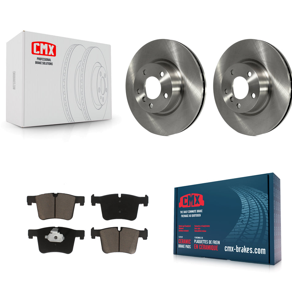 Front Disc Brake Rotors And Ceramic Pads Kit For BMW X3 X4 K8C-100518