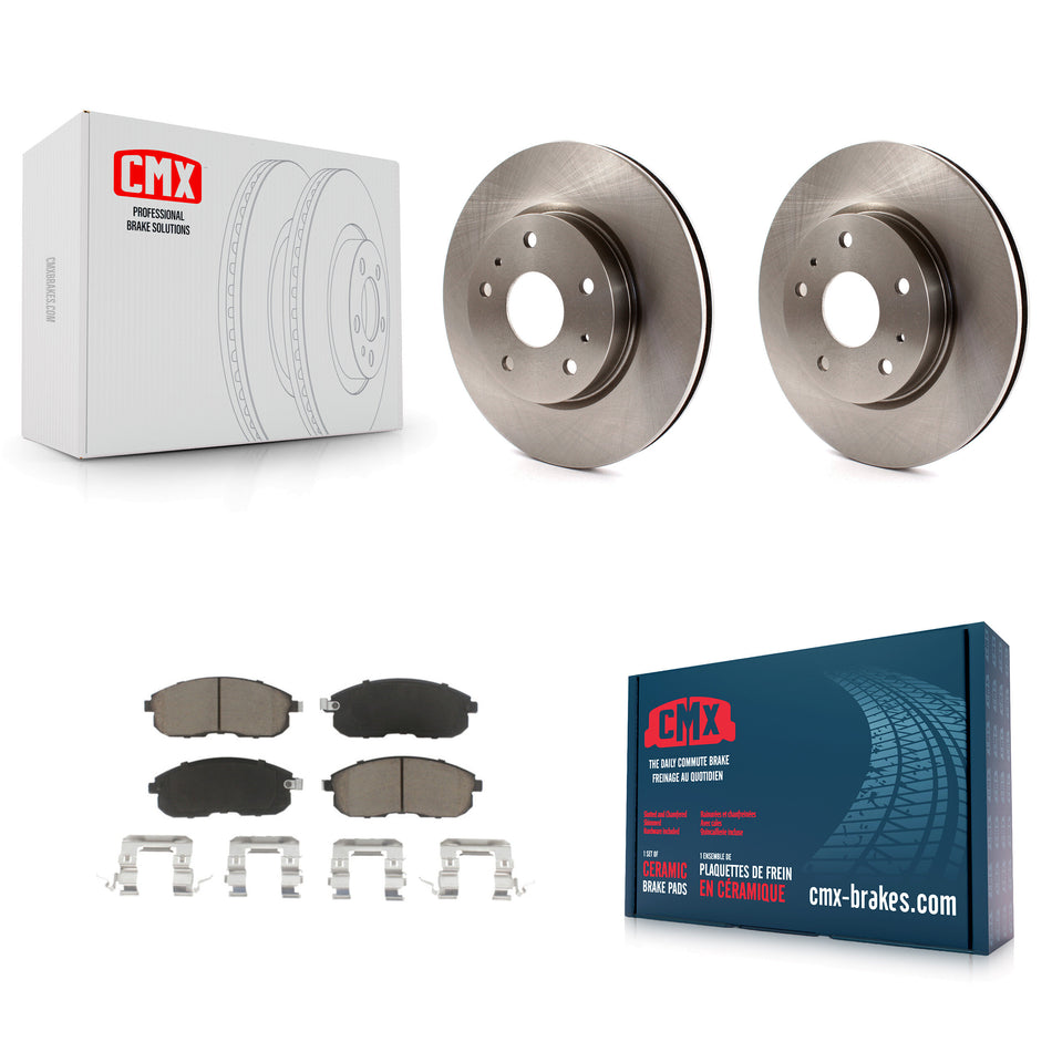 Front Disc Brake Rotors And Ceramic Pads Kit For Suzuki SX4 Crossover K8C-100521
