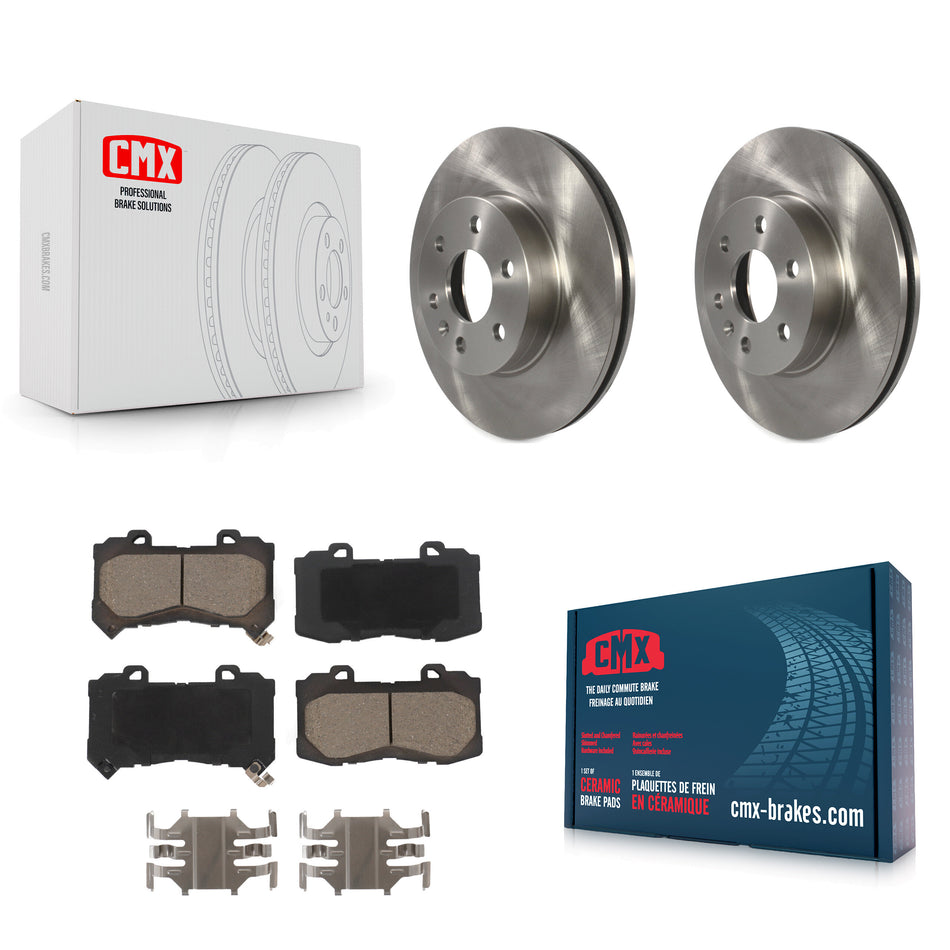 Front Disc Brake Rotors And Ceramic Pads Kit For 2015-2020 Chevrolet Colorado GMC Canyon K8C-100534