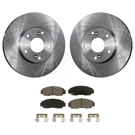 Front Brake Rotor & Ceramic Pad Kit For 2005 Honda Accord With 282mm Diameter K8C-100552