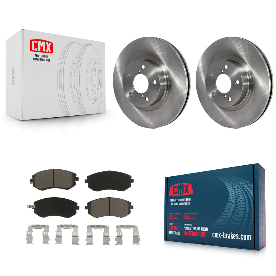 Front Disc Brake Rotors And Ceramic Pads Kit For Subaru Impreza Legacy Saab 9-2X K8C-100568