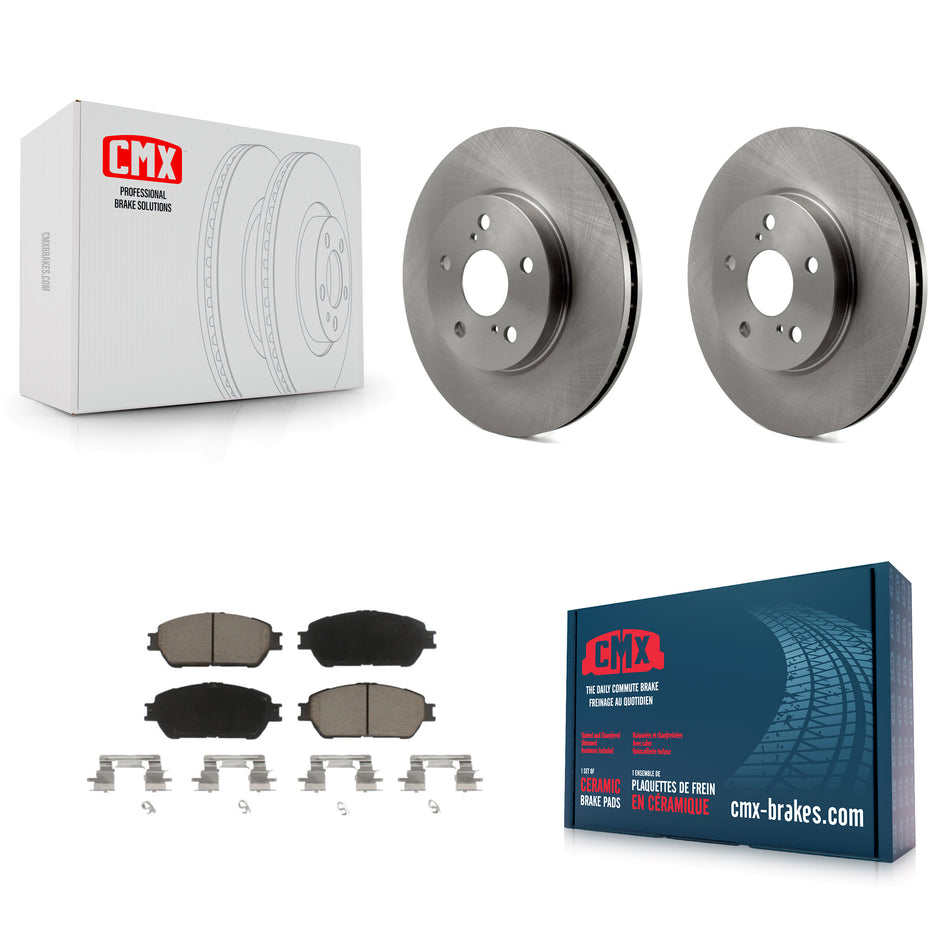 Front Disc Brake Rotors And Ceramic Pads Kit For Toyota Sienna Camry Avalon Solara Lexus ES300 K8C-100639