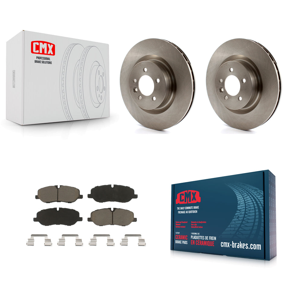 Front Disc Brake Rotors And Ceramic Pads Kit For 2006-2007 Land Rover Range Sport Supercharged K8C-100648