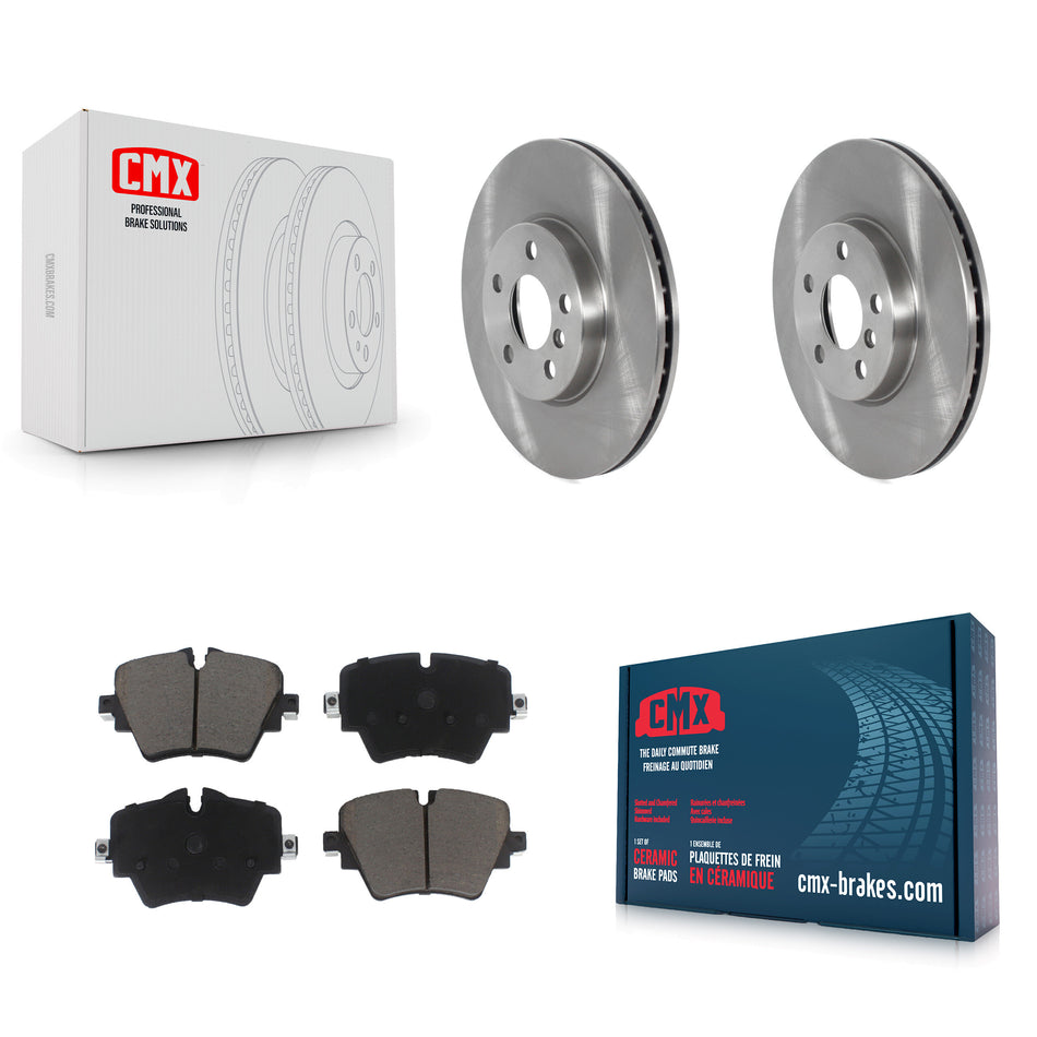 Front Disc Brake Rotors And Ceramic Pads Kit For Mini Cooper Countryman Clubman K8C-100666