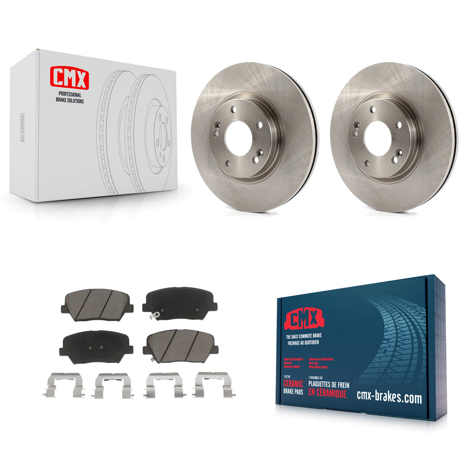 Front Disc Brake Rotors And Ceramic Pads Kit For Kia Sorento Hyundai Santa Fe K8C-100695