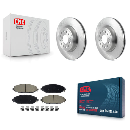 Front Disc Brake Rotors And Ceramic Pads Kit For Ram 1500 K8C-100699