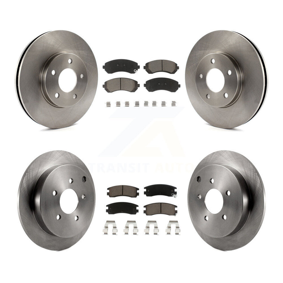Front Rear Disc Brake Rotors And Ceramic Pads Kit For Buick Rendezvous Chevrolet Venture Pontiac Montana Aztek Oldsmobile Silhouette K8C-100724