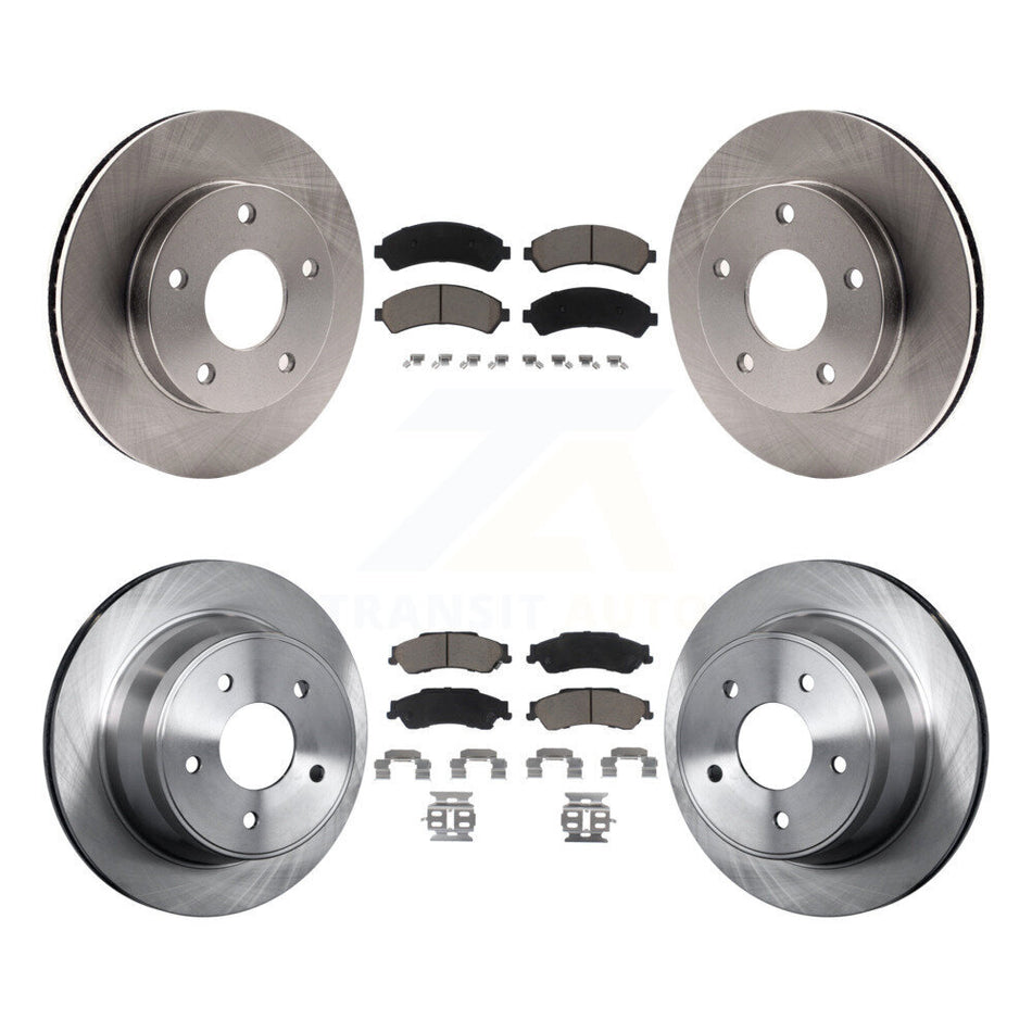 Front Rear Disc Brake Rotors And Ceramic Pads Kit For 1997-1997 Chevrolet Blazer GMC Jimmy K8C-100729