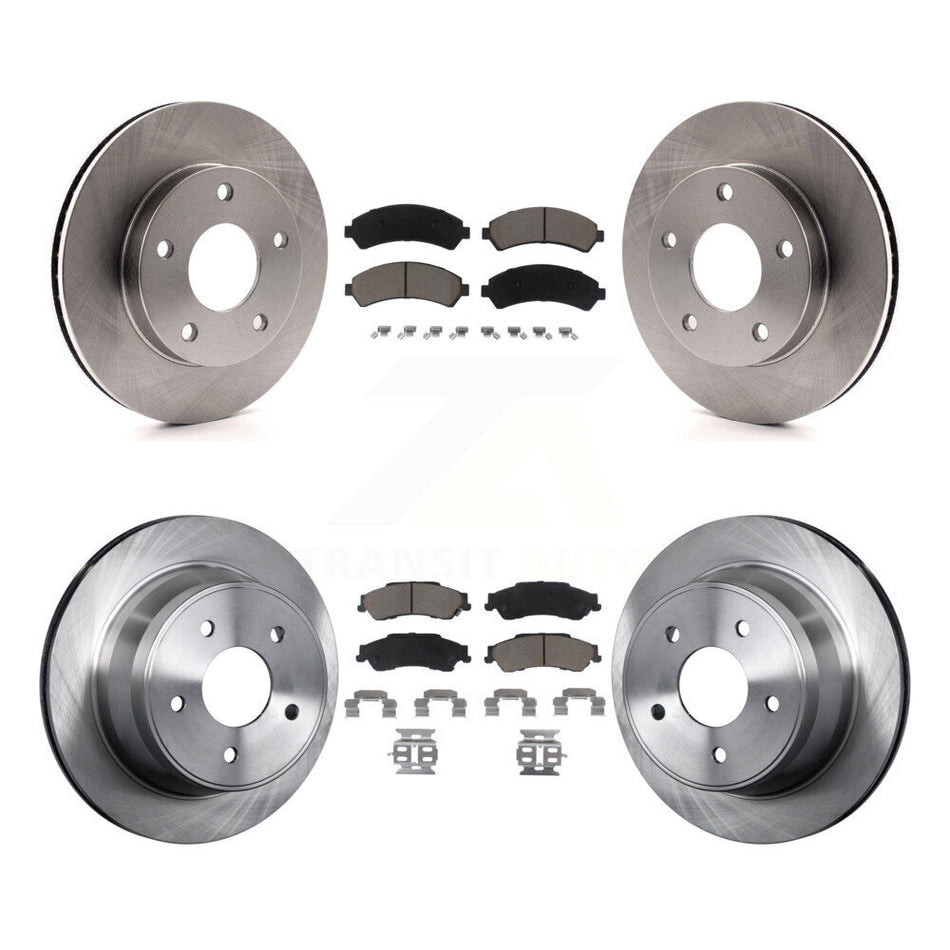 Front Rear Disc Brake Rotors And Ceramic Pads Kit For 1997-1997 Chevrolet Blazer GMC Jimmy K8C-100729