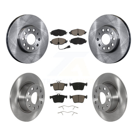 Front Rear Disc Brake Rotors And Ceramic Pads Kit For Volkswagen Jetta Taos K8C-100739