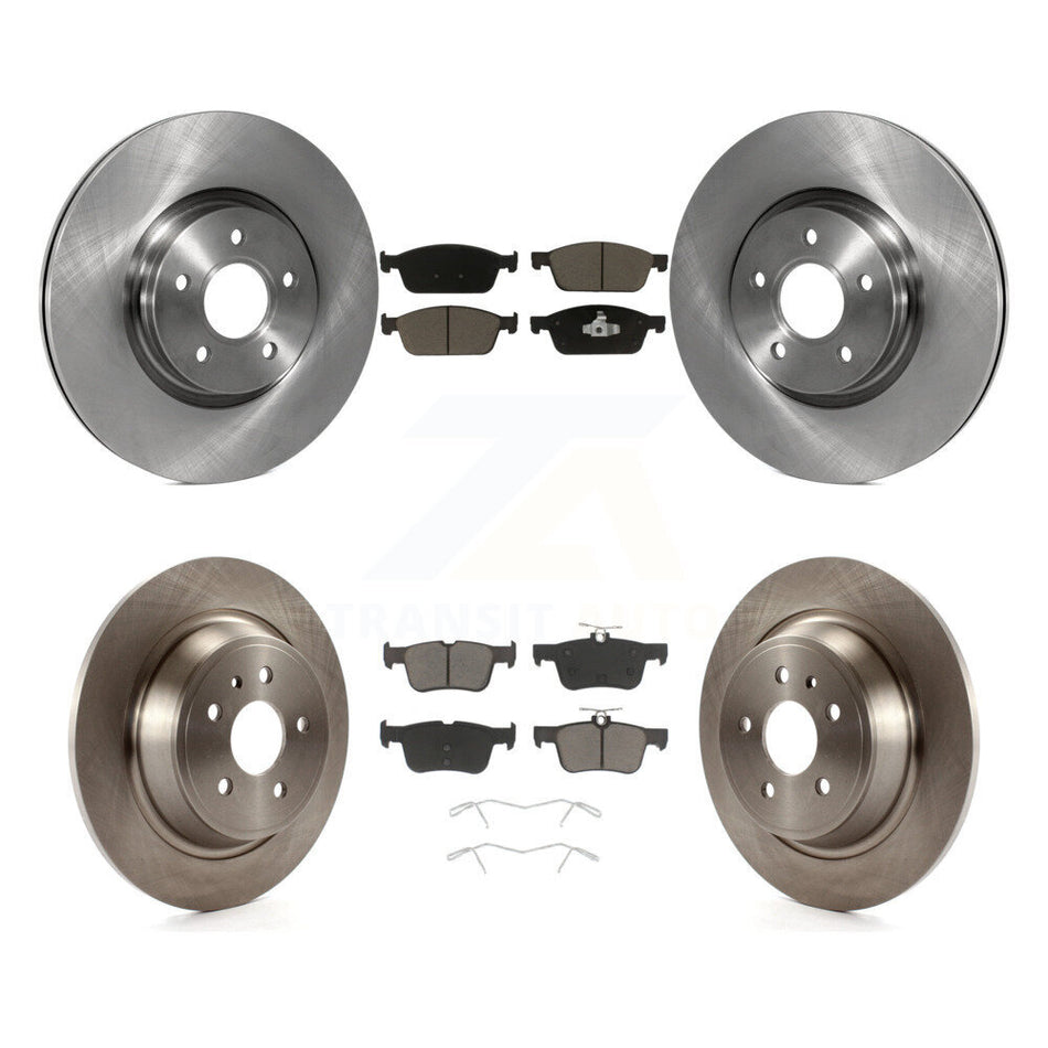 Front Rear Disc Brake Rotors And Ceramic Pads Kit For Ford Escape Lincoln MKC K8C-100757