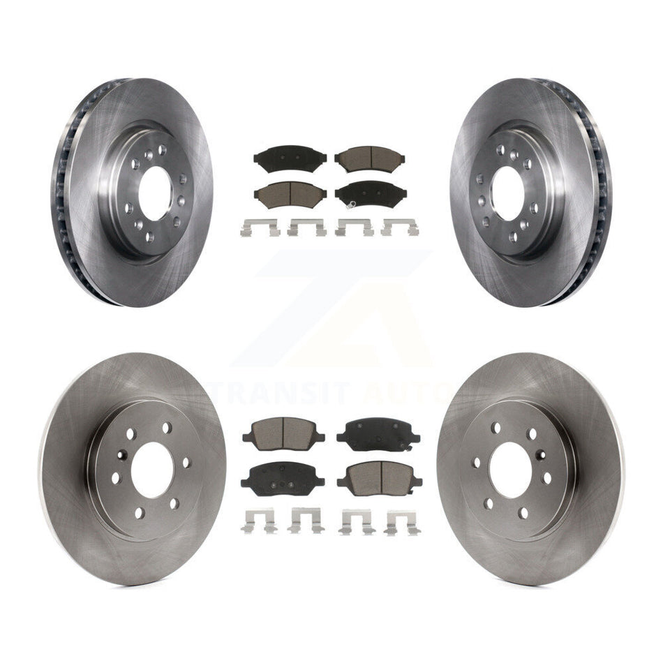Front Rear Disc Brake Rotors And Ceramic Pads Kit For Chevrolet Uplander Pontiac Montana Buick Terraza Saturn Relay K8C-100780