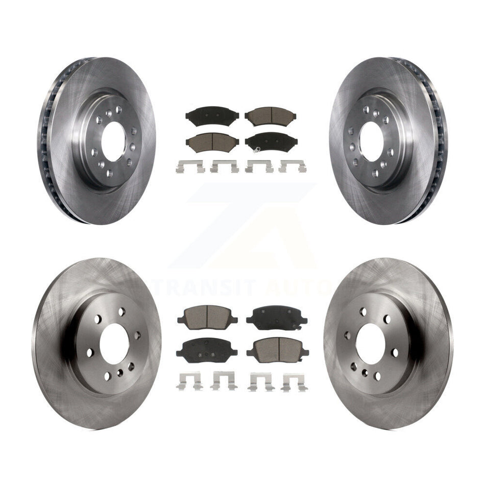 Front Rear Disc Brake Rotors And Ceramic Pads Kit For Chevrolet Uplander Buick Terraza Pontiac Montana Saturn Relay K8C-100781