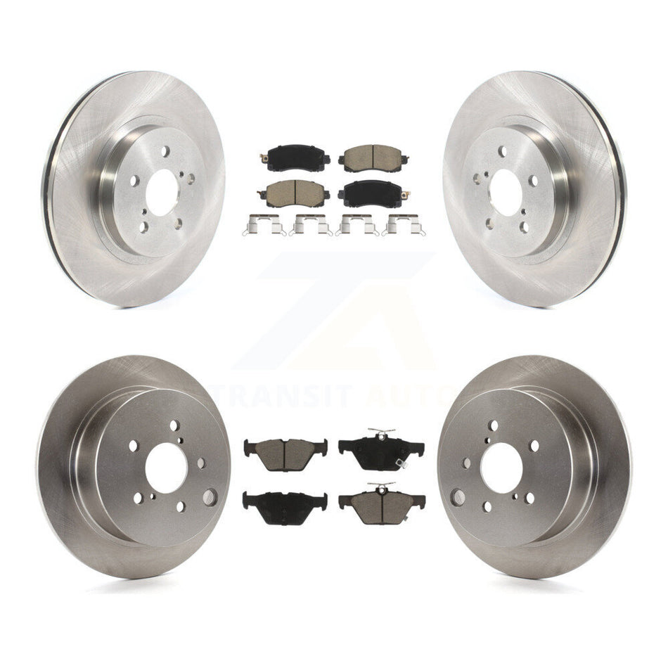Front Rear Disc Brake Rotors And Ceramic Pads Kit For Subaru Crosstrek K8C-100820