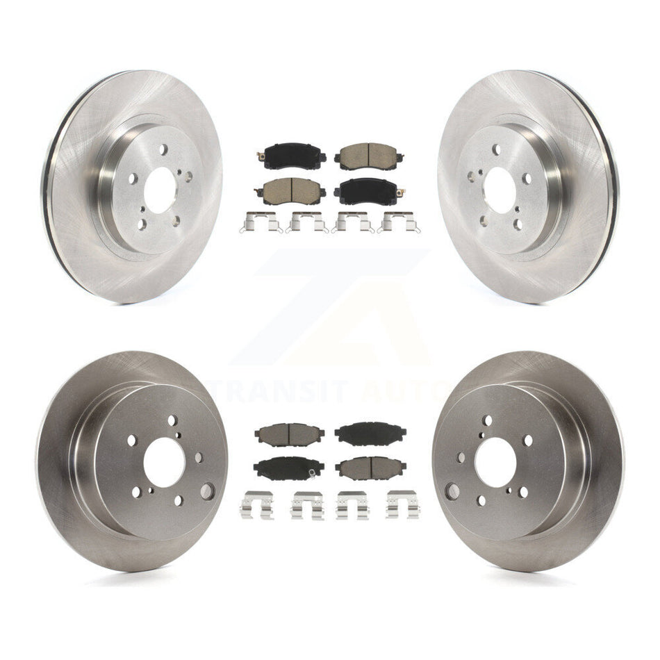Front Rear Disc Brake Rotors And Ceramic Pads Kit For Subaru Crosstrek Impreza K8C-100821