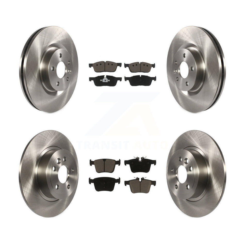 Front Rear Disc Brake Rotors And Ceramic Pads Kit For Land Rover Range Evoque With 325mm Diameter Rotor K8C-100827