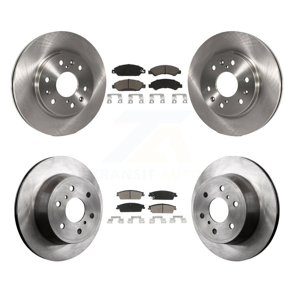 Front Rear Disc Brake Rotors And Ceramic Pads Kit For 2007-2007 Chevrolet Tahoe GMC Suburban 1500 Yukon Cadillac Avalanche XL Escalade ESV EXT K8C-100828
