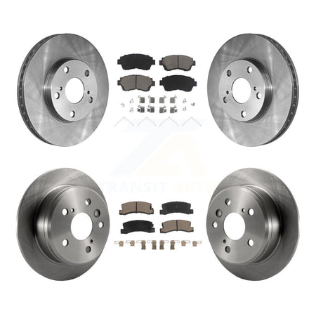 Front Rear Disc Brake Rotors And Ceramic Pads Kit For Toyota Camry K8C-100830