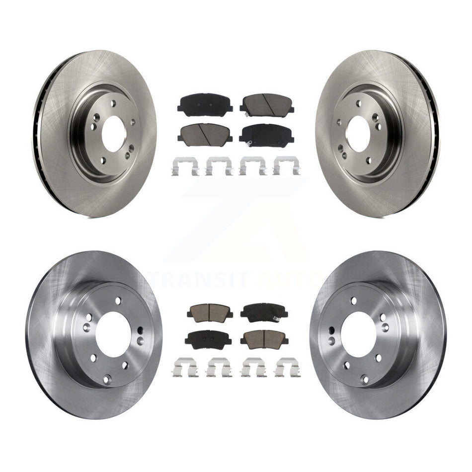 Front Rear Disc Brake Rotors And Ceramic Pads Kit For Kia Optima 2.0L K8C-100838