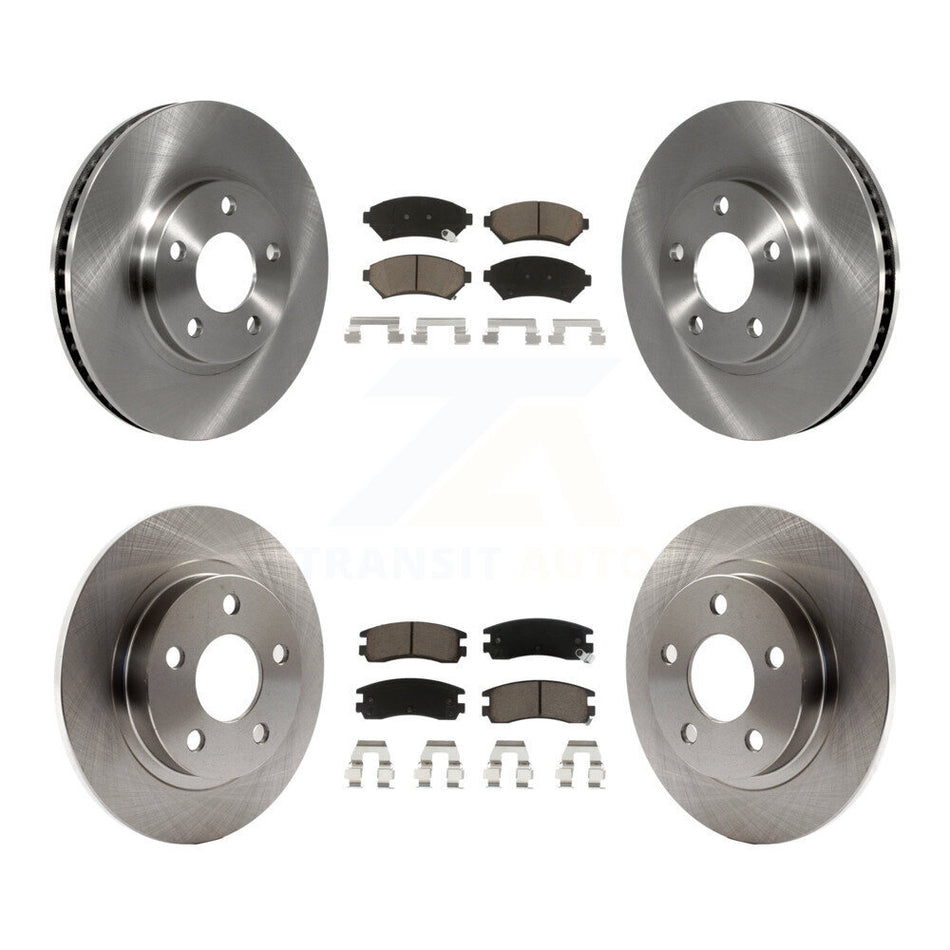 Front Rear Disc Brake Rotors And Ceramic Pads Kit For Buick LeSabre Park Avenue Pontiac Bonneville Oldsmobile Aurora Cadillac Eldorado K8C-100853