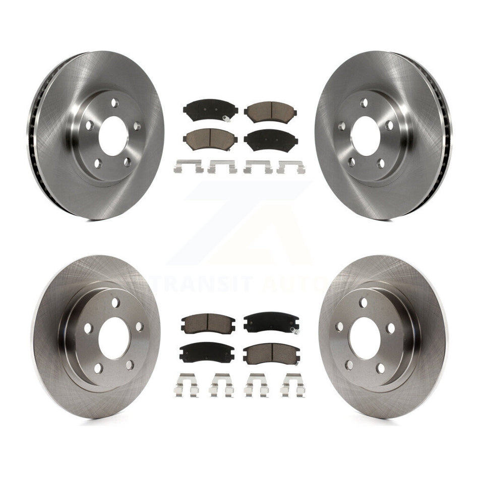 Front Rear Disc Brake Rotors And Ceramic Pads Kit For Buick LeSabre Park Avenue Pontiac Bonneville Oldsmobile Aurora Cadillac Eldorado K8C-100853
