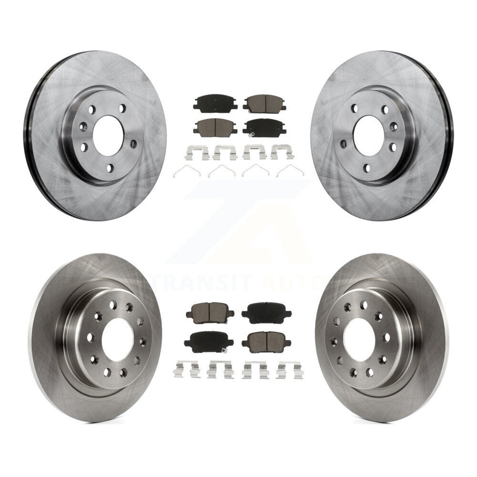 Front Rear Disc Brake Rotors And Ceramic Pads Kit For Chevrolet Equinox Malibu GMC Terrain Buick LaCrosse K8C-100870